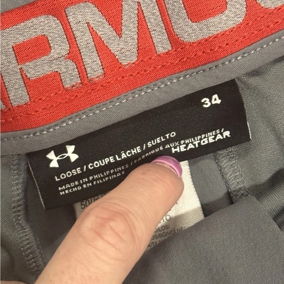 Under Armour Men's Dri-Fit Shorts Loose Golf Flat Front Gray Size 34 - Picture 3 of 13